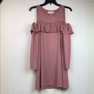 No Comment: jersey knit cold shoulder dress NWT